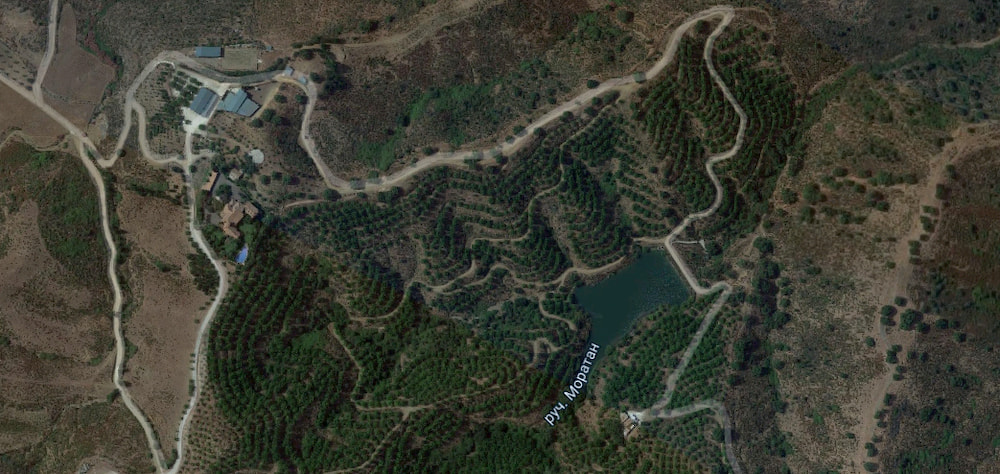 Finca Moratán-Bornoque с территорией. Скриншот сервиса Google.Maps