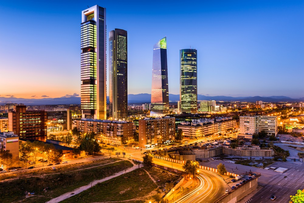 Cuatro Torres в Мадриде, Испания